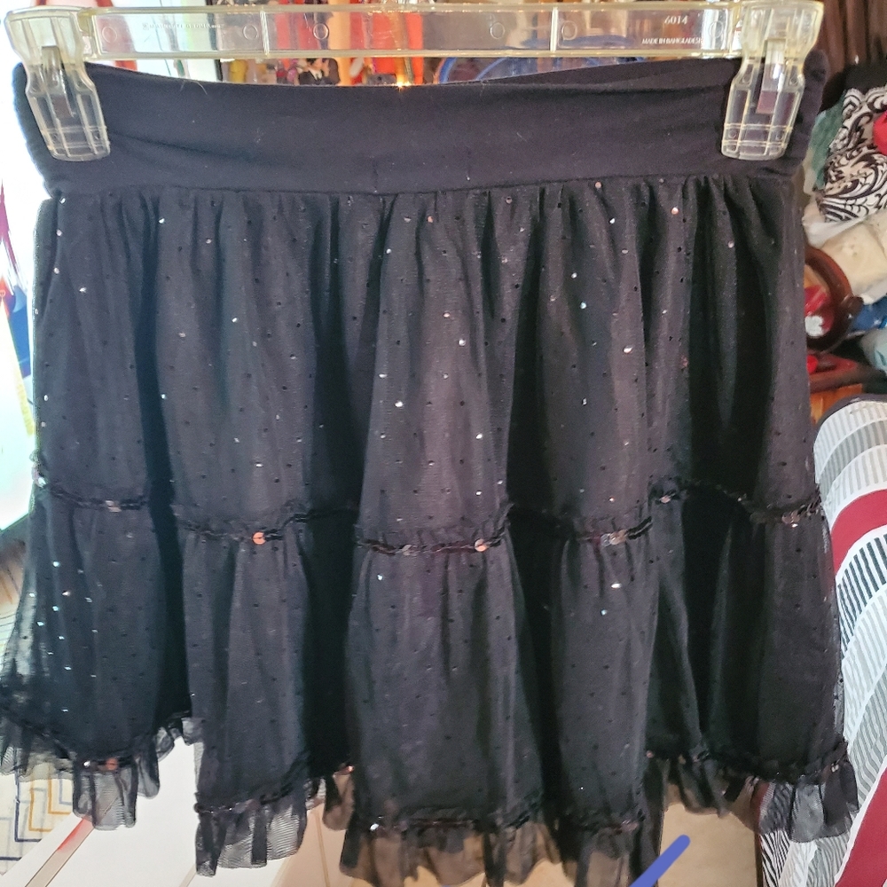 Candies Black mini skirt